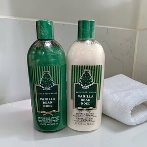 NEW Bath and Body Works Vanilla Bean Noel Shampoo & Conditioner - 16oz